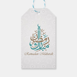 Ramadan Mubarak / Eid Mubarak past zich aan Cadeaulabel