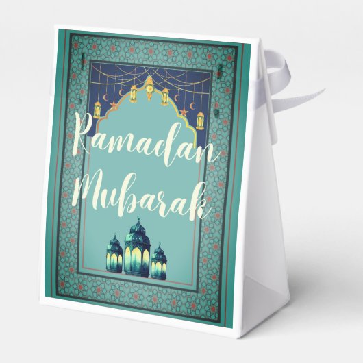 Ramadan Mubarak Favor Box Bedankdoosjes (Achterkant)