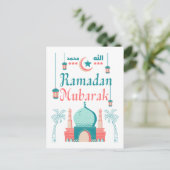 Ramadan Mubarak Feestdagenkaart (Staand voorkant)