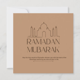 Ramadan Mubarak Feestdagenkaart