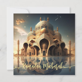 Ramadan Mubarak Flat Vakantie Kaart