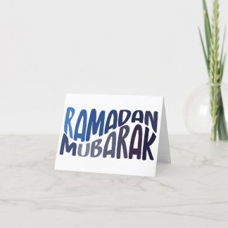 Ramadan Mubarak Islamic quote Bedankkaart