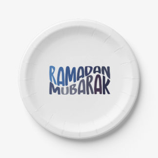 Ramadan Mubarak Islamic quote Papieren Bordje