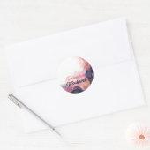 Ramadan mubarak islamitische cadeaus ronde sticker (Envelop)