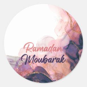 Ramadan mubarak islamitische cadeaus ronde sticker