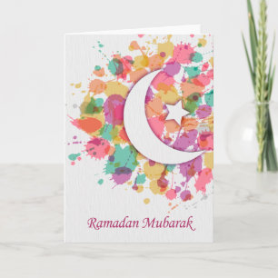 Ramadan Mubarak Islamitische Wenskaart! Kaart