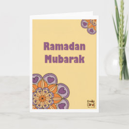 Ramadan Mubarak Kaart
