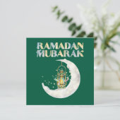 Ramadan Mubarak Kaart (Staand voorkant)