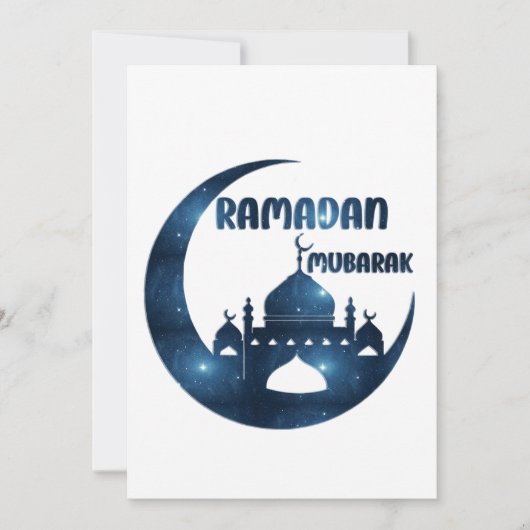 ramadan mubarak kaart (Voorkant)