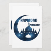 ramadan mubarak kaart (Voorkant / Achterkant)