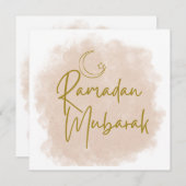 ramadan mubarak kaart (Voorkant / Achterkant)