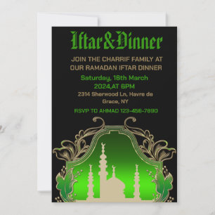 Ramadan Mubarak Kareem 2024 iftarfeest Kaart