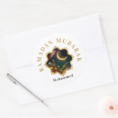 RAMADAN MUBARAK KAREEM 2024 RONDE STICKER (Envelop)
