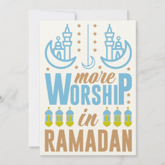 Ramadan Mubarak Kareem Kaart