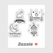 Ramadan Mubarak Kareem Set Sticker (Vel)