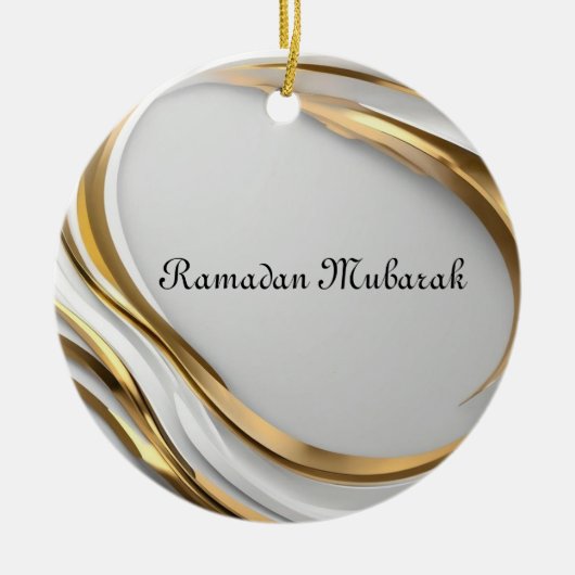 Ramadan Mubarak Keramisch Ornament (Voorkant)