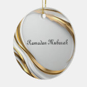 Ramadan Mubarak Keramisch Ornament (Links)