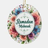 Ramadan Mubarak Keramisch Ornament (Links)