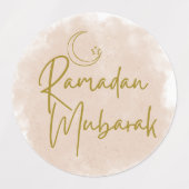 Ramadan mubarak labels (Design 2)