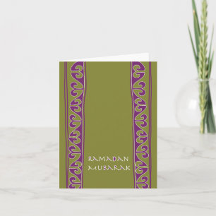 Ramadan Mubarak Note Card Kaart
