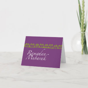 Ramadan Mubarak Note Card Kaart