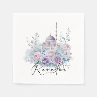 Ramadan Mubarak Personalized Islamic Party Decor Servet