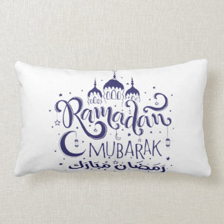 Ramadan Mubarak Pillow BLueNight MoonLight Pillow Kussen