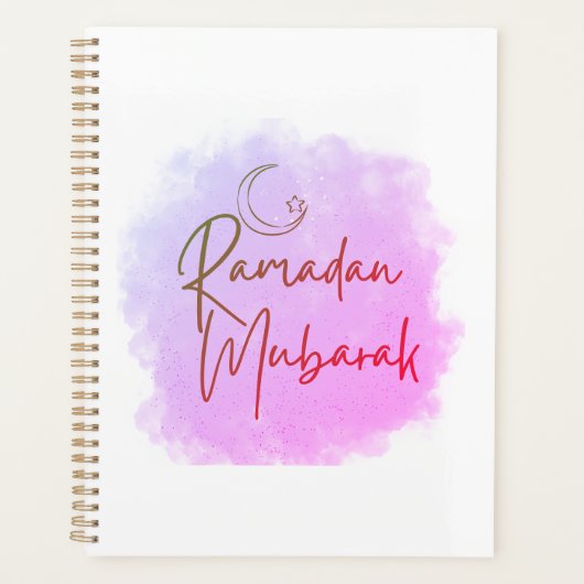 Ramadan mubarak planner (Voorkant)