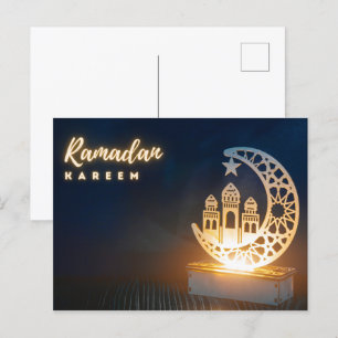 Ramadan Mubarak   Ramadan Kareem Holiday Briefkaar Briefkaart