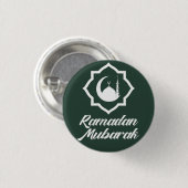 Ramadan Mubarak Ronde Button 3,2 Cm (Voorkant /achterkant)