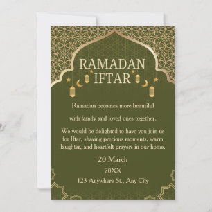 Ramadan Mubarak Uitnodigingen – Elegante Familie I