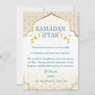 Ramadan Mubarak Uitnodigingen – Elegante Familie I