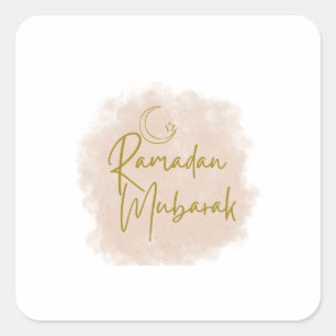 ramadan mubarak vierkante sticker