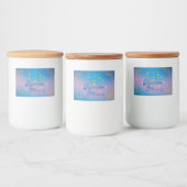 Ramadan Mubarak Voedselcontainer Etiket (Flessen)