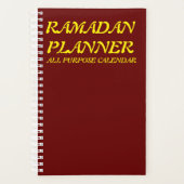 Ramadan Planner Small (5,5 x 8,5 inch) Planner (Voorkant)