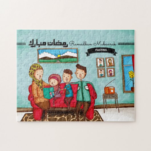 Ramadan Puzzle Jeûne (Horizontal)