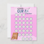 Ramadan Qur'an Reading Tracker Feestdagenkaart (Voorkant)