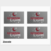 Ramadan Rechthoekige Sticker (Vel)