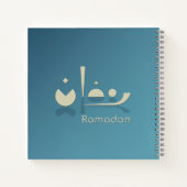 Ramadan Serenity (donker) Notitieboek (Achterkant)