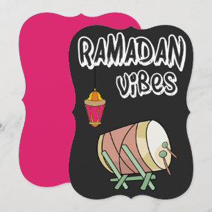 Ramadan Sfeer- Suhour, Iftar, Hilal- رمضان مبارك Feestdagenkaart