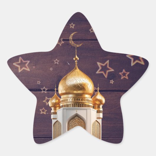 Ramadan ster sticker (Voorkant)