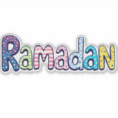 Ramadan Sticker (Voorkant)