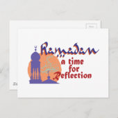 Ramadan Time for Reflection Briefkaart (Voorkant / Achterkant)