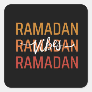 Ramadan Vibes Vierkante Sticker