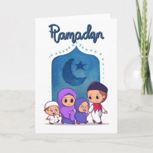 Ramadan wenskaart kaart