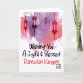 Ramadan Wishes Kaart (Voorkant)