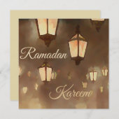 Ramadanlampen - Platte Kaart (Voorkant / Achterkant)