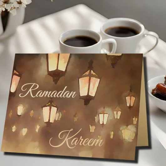 Ramadanlampen - schilderen kaart
