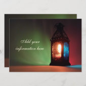  ramadanuitnodiging kaart (Voorkant / Achterkant)