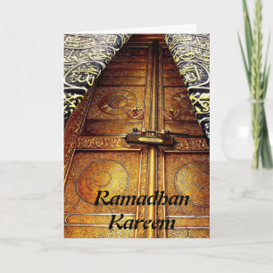 Ramadhan Kareem Carte de voeux musulmane islamique